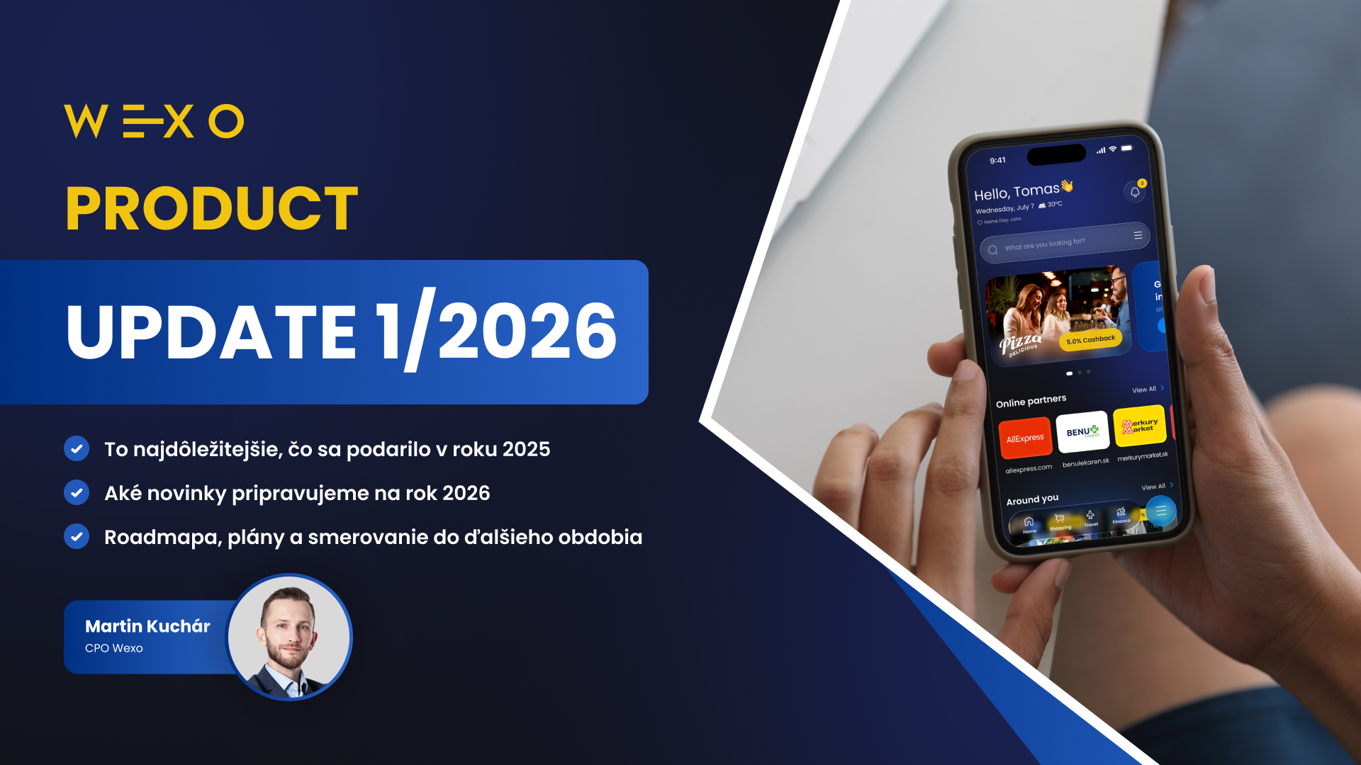 Wexo Product Update 1/2026: Rekapitulácia 2025, roadmapa a plány na aktuálne obdobie