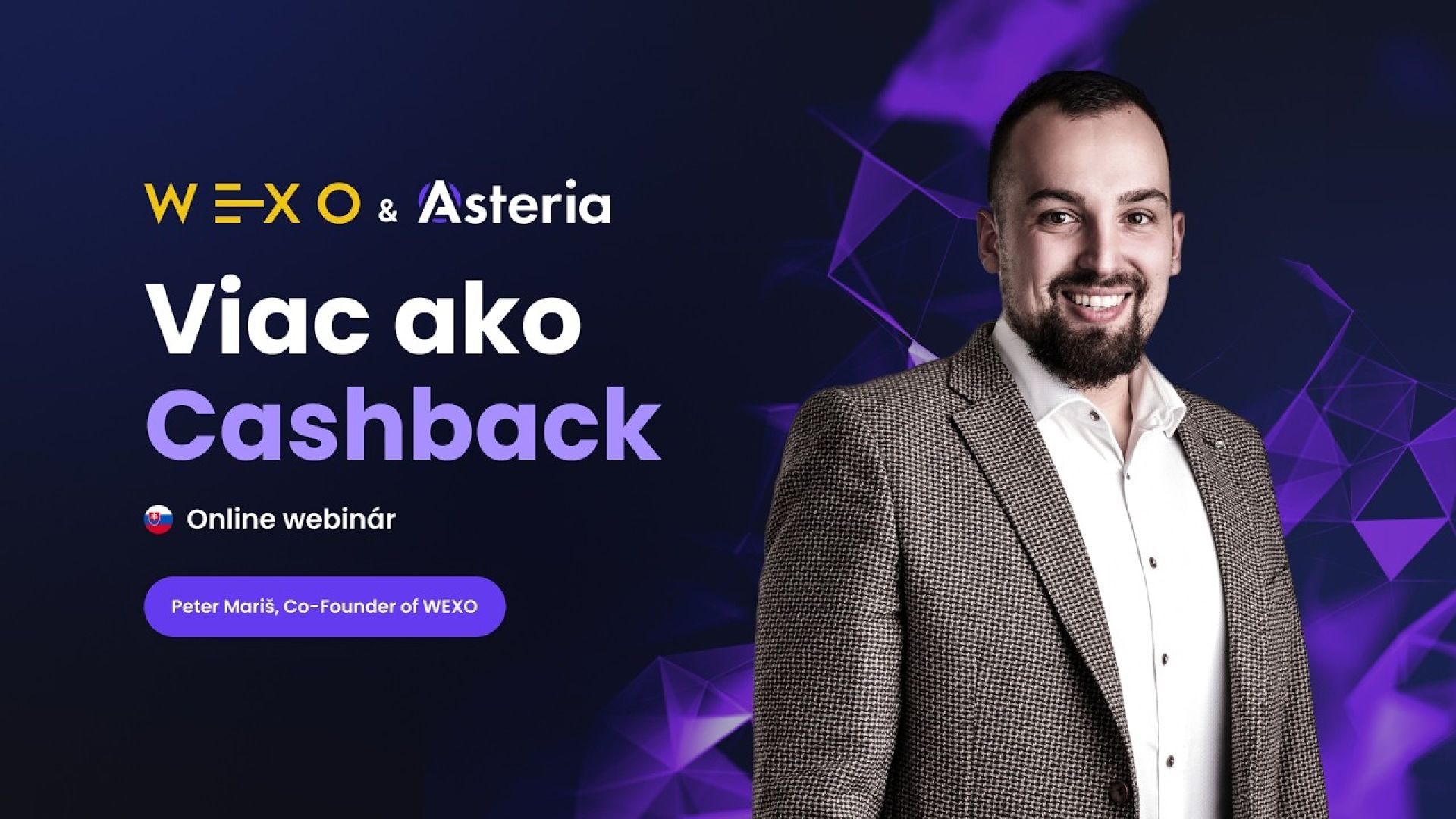 Asteria Webinár: Wexo Cashback (2/2026) 🇸🇰